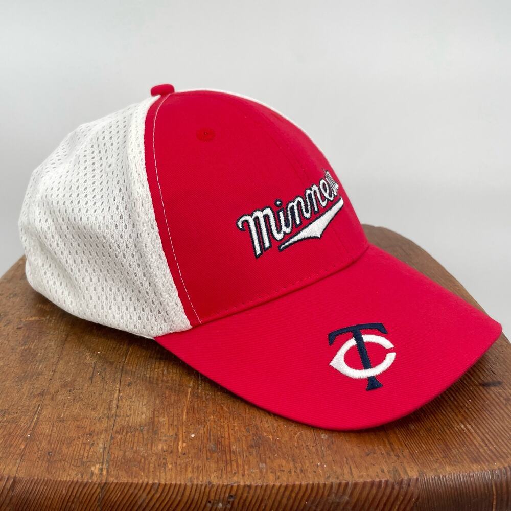 Minnesota Twins Baseball Hat Red White Mesh Dairy Queen Game Promo 2012 One Size